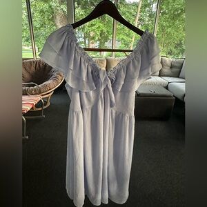 Flowy Light Blue Sundress